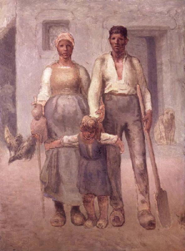 Jean Francois Millet The Peasant Family
